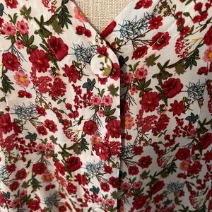Floral flair blouse